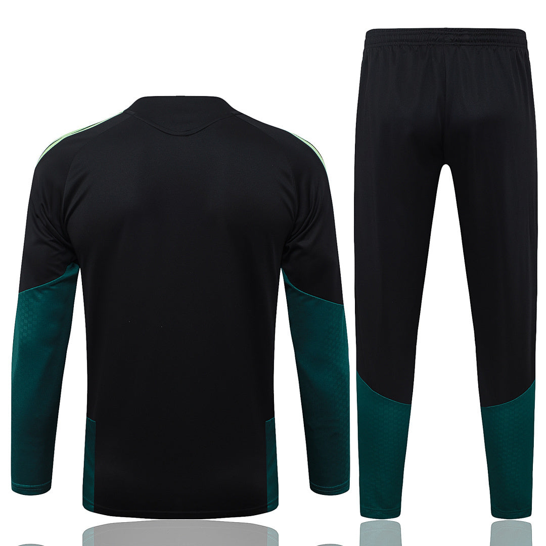 Tuta Messico Nero Half-Zip Uomo 2026 | Tuta da Calcio - CalcioVivo