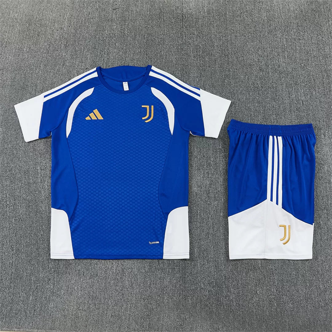 Completino Manica Corta Juventus 26/27 Uomo Blu Royal | Kit Allenamento - CalcioVivo
