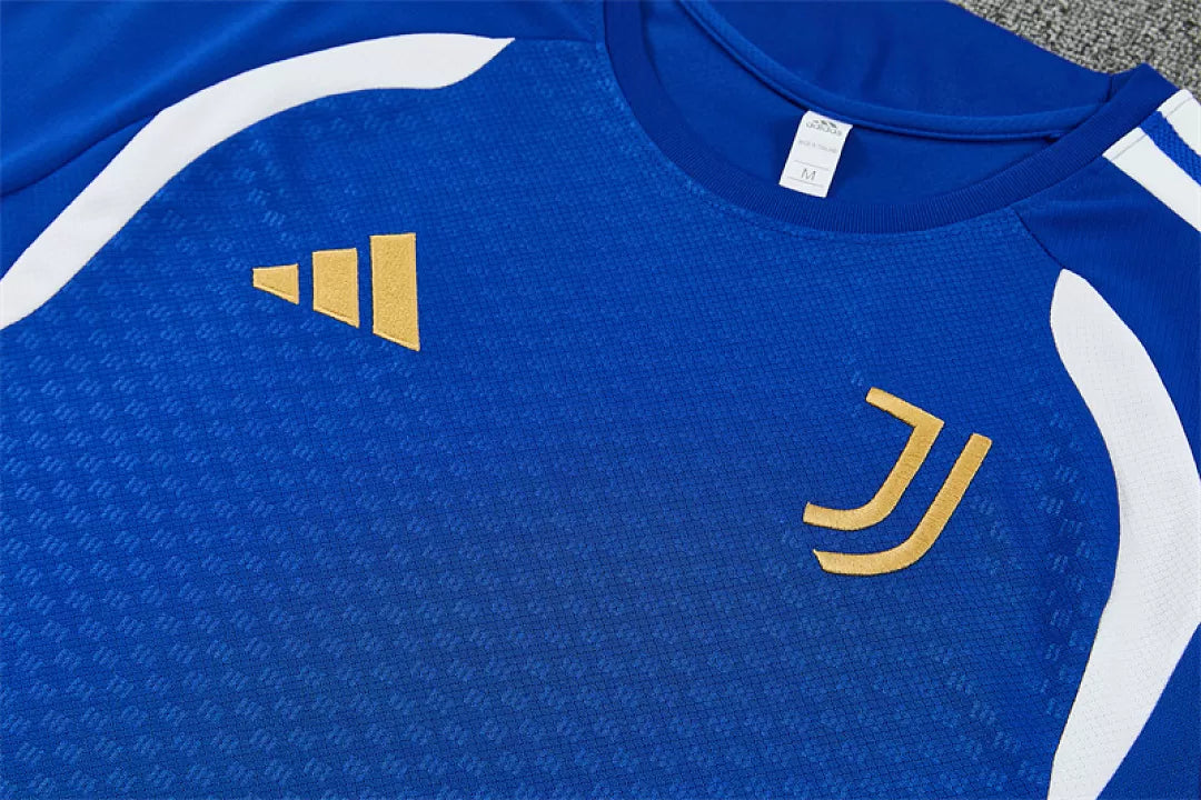 Completino Manica Corta Juventus 26/27 Uomo Blu Royal | Kit Allenamento - CalcioVivo