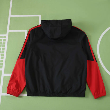 Giacca a Vento Manchester United 26/27 Nero e Rosso