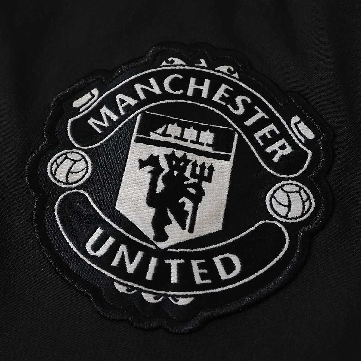Giacca a Vento Manchester United 26/27 Nero e Rosso