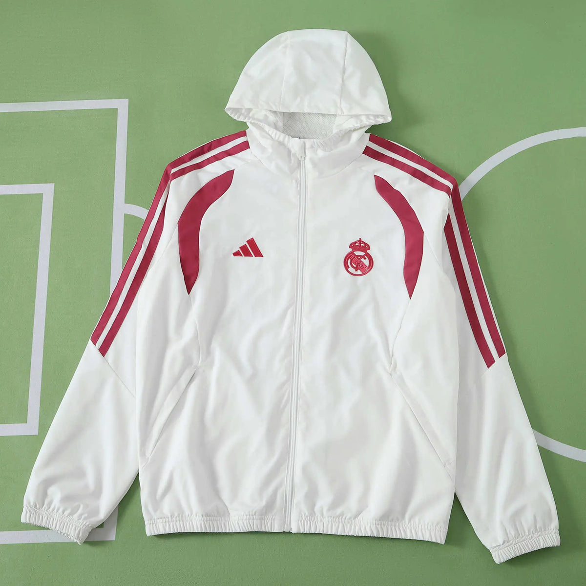 Giacca a Vento Real Madrid 26/27 Bianco