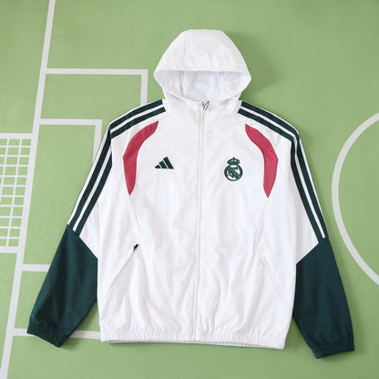 Giacca a Vento Real Madrid 26/27 Bianco