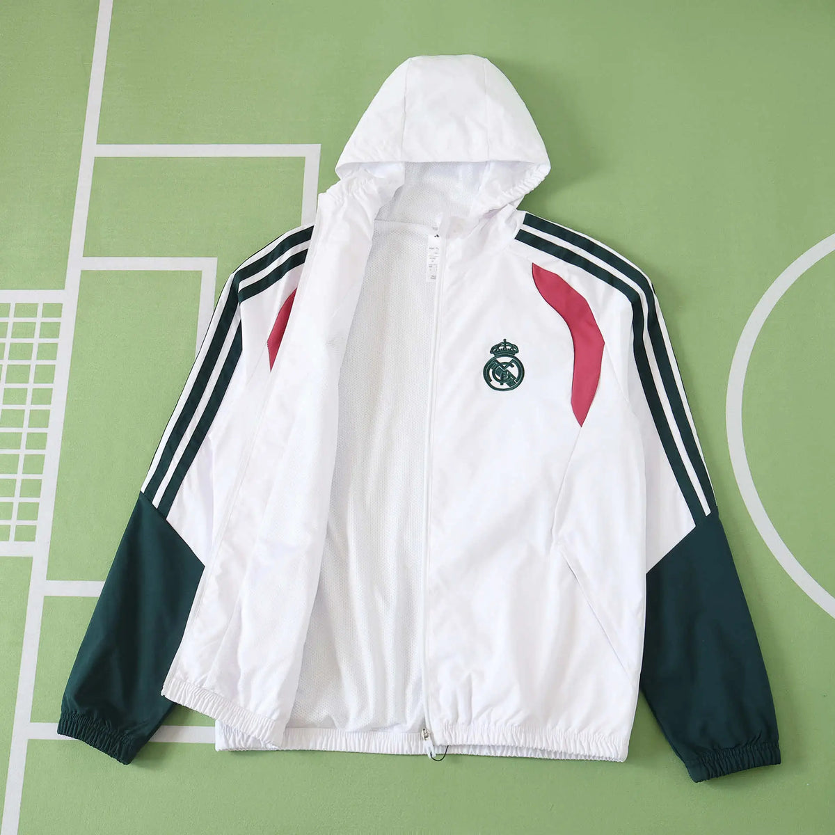 Giacca a Vento Real Madrid 26/27 Bianco