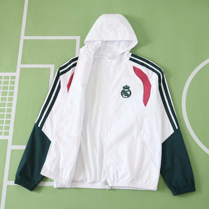 Giacca a Vento Real Madrid 26/27 Bianco