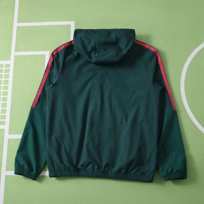 Giacca a Vento Real Madrid 26/27 Verde Scuro