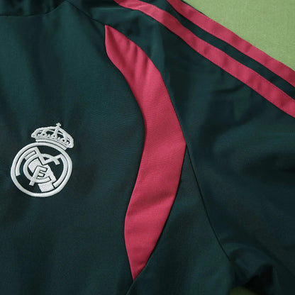 Giacca a Vento Real Madrid 26/27 Verde Scuro