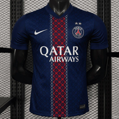 Maglia PSG Home 25/26 Champions d'Europe Blu | Maglia da Calcio