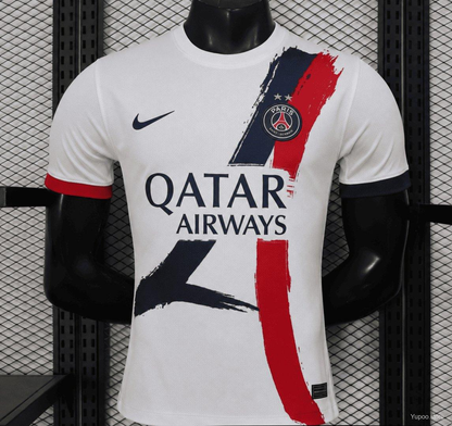 Maglia PSG Away 25/26 Champions d'Europe Bianca | Maglia da Calcio