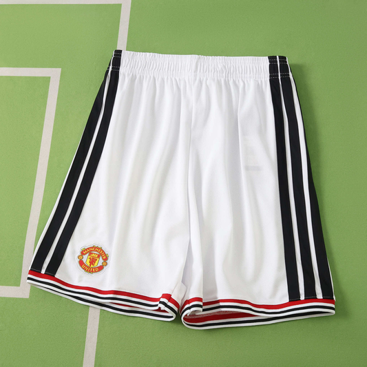 Pantaloncini Manchester United Home Bianco 26/27 Uomo | Pantaloncini da Calcio - CalcioVivo