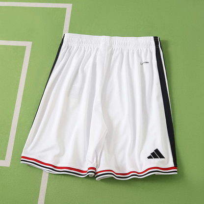 Pantaloncini Manchester United Home Bianco 26/27 Uomo | Pantaloncini da Calcio - CalcioVivo