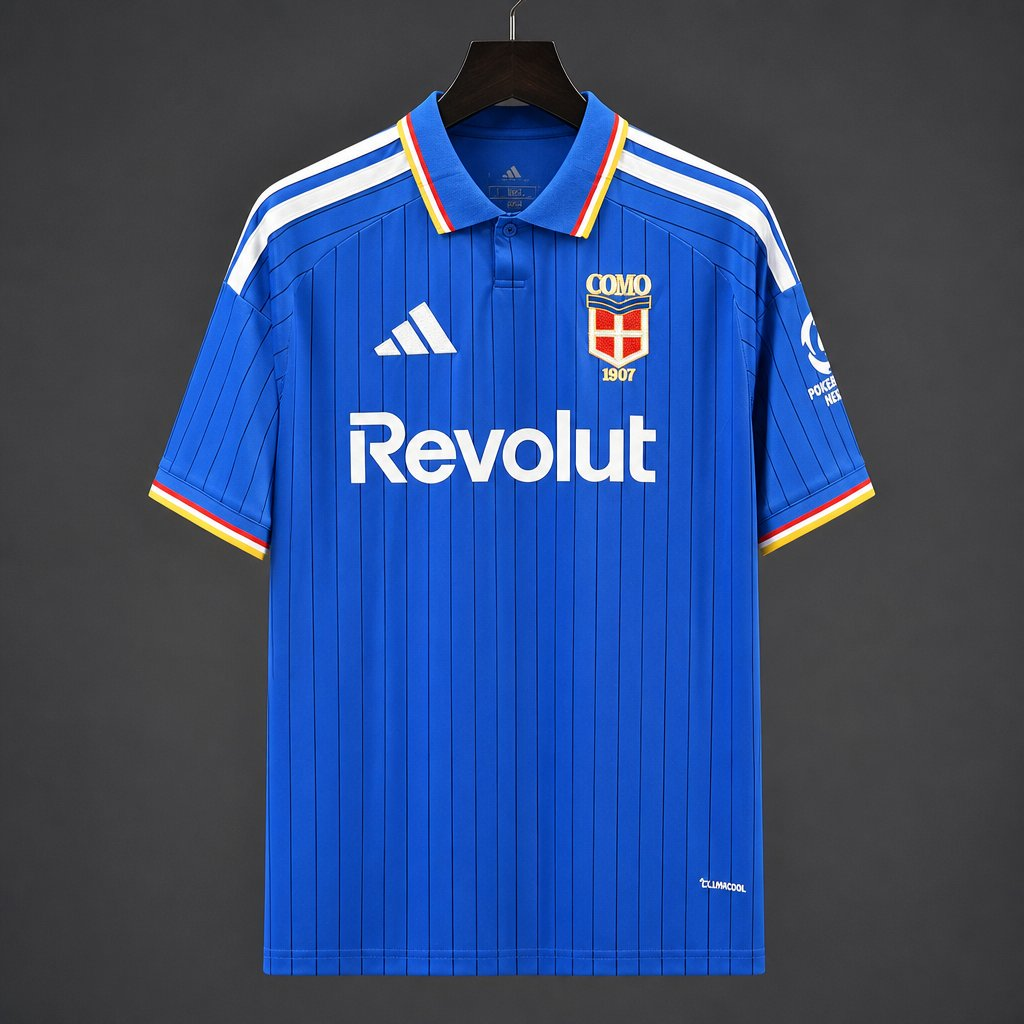 Maglia Como Home 26/27 Uomo Blu | Maglia da Calcio - CalcioVivo