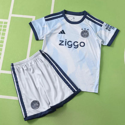 Kit Bambino Ajax Away 26/27 Azzurro | Kit da Calcio