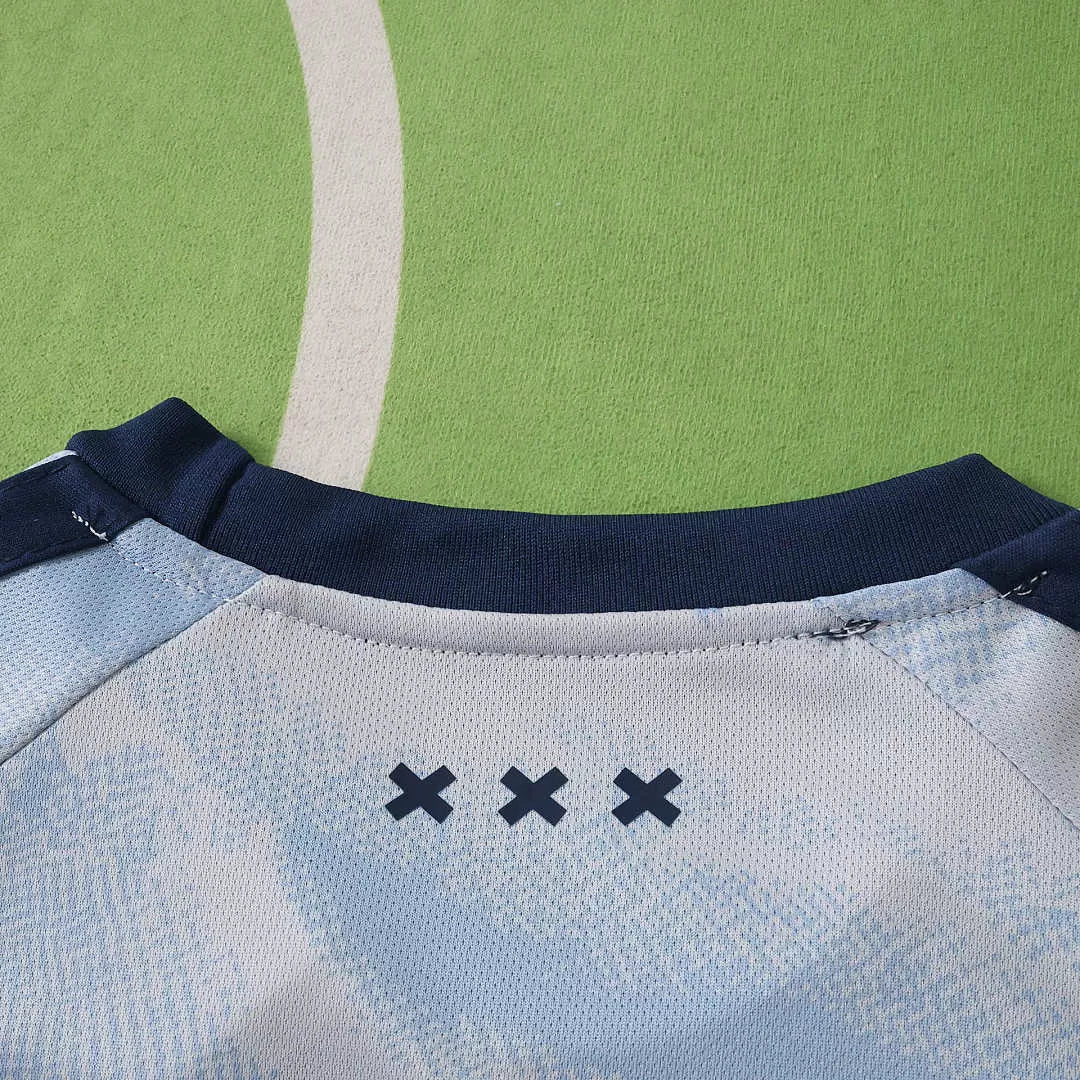 Kit Bambino Ajax Away 26/27 Azzurro | Kit da Calcio