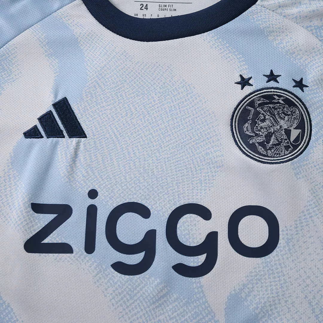 Kit Bambino Ajax Away 26/27 Azzurro | Kit da Calcio