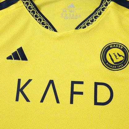 Kit Bambino Al-Nassr Home 26/27 Giallo | Kit da Calcio - CalcioVivo