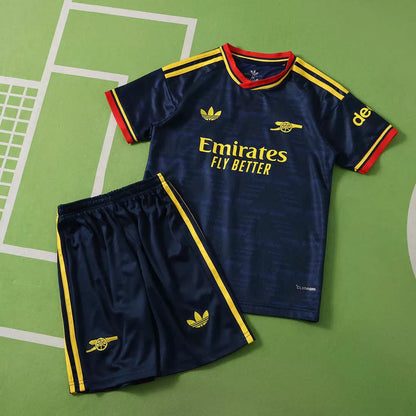 Kit Arsenal Away 26/27 Bambino Blu Navy | Kit da Calcio