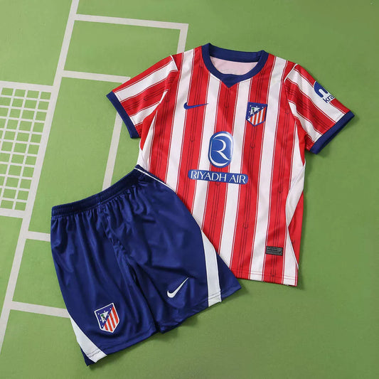 Kit Bambino Atlético De Madrid Home 26/27 Rosso e Bianco | Kit da Calcio - CalcioVivo