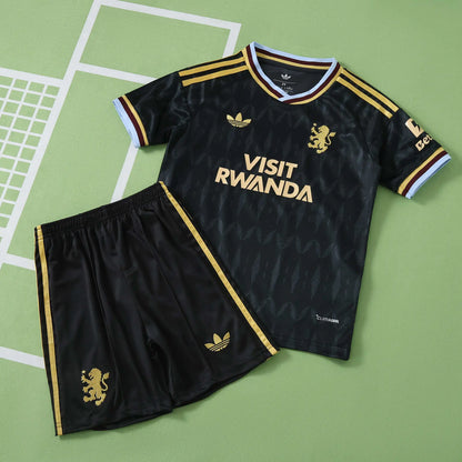 Kit Bambino Aston Villa Away 26/27 Nero