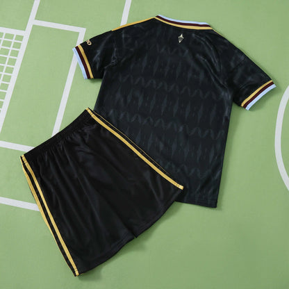 Kit Bambino Aston Villa Away 26/27 Nero