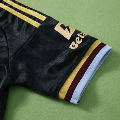 Kit Bambino Aston Villa Away 26/27 Nero