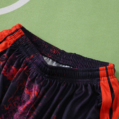 Kit Bambino Bayern Munich Third 26/27 Nero con dettagli Rosso Arancione