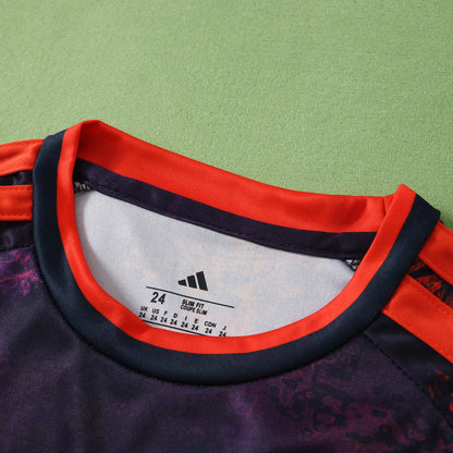 Kit Bambino Bayern Munich Third 26/27 Nero con dettagli Rosso Arancione