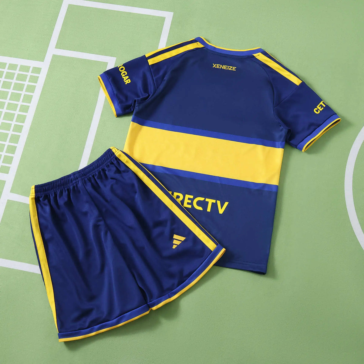 Kit Bambino Boca Juniors Home 26/27 Blu Navy e Giallo