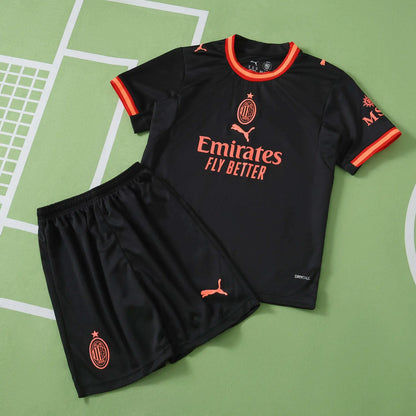 Kit Bambino Milan Third 26/27 Nero