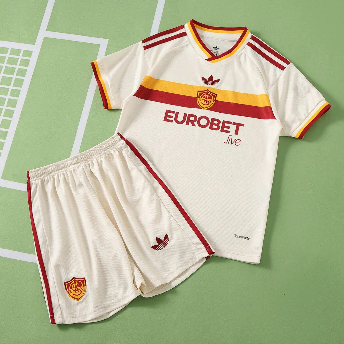Kit Bambino Roma Away 26/27 Bianco | Kit da Calcio - CalcioVivo