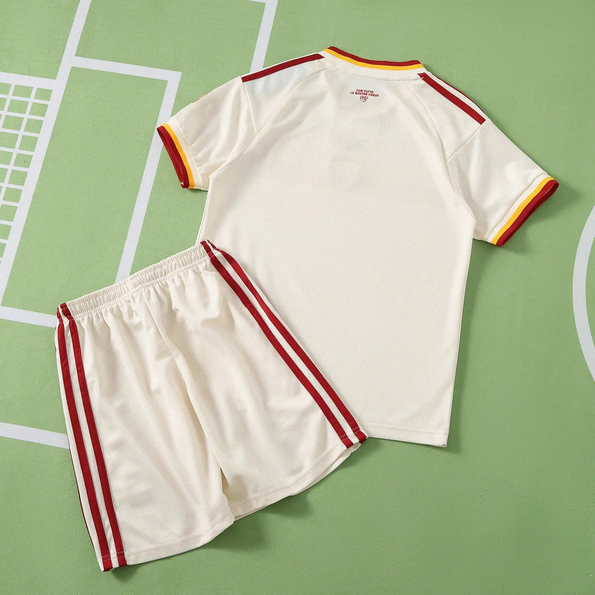 Kit Bambino Roma Away 26/27 Bianco | Kit da Calcio - CalcioVivo