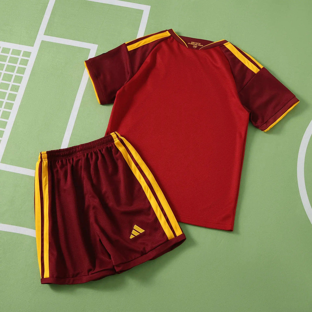 Kit Bambino Roma Home 26/27 Rosso Granata | Kit da Calcio - CalcioVivo