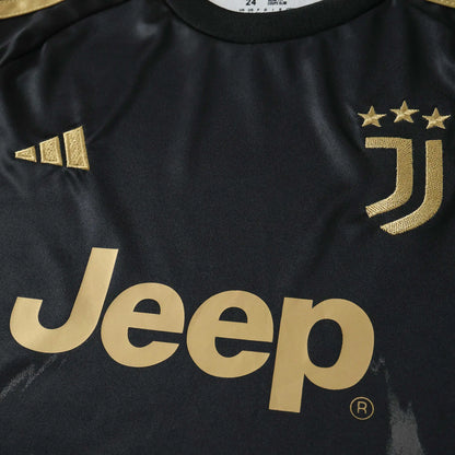 Kit Bambino Juventus Third 26/27 Nero con dettagli oro