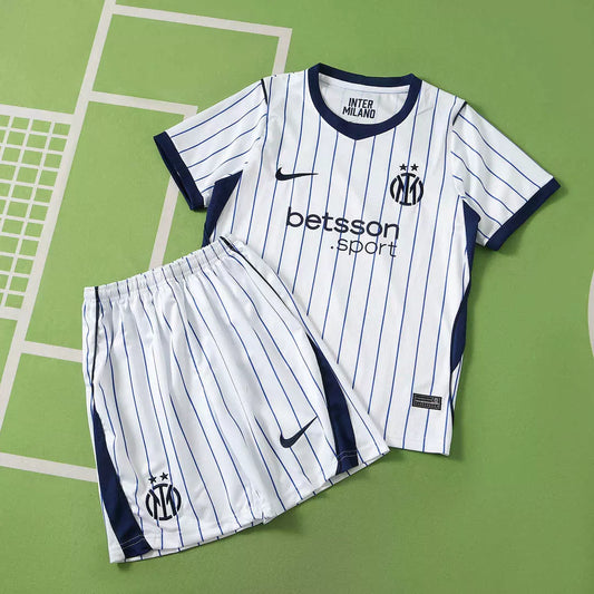 Kit Bambino Inter Milan Away 26/27 Bianco | Kit da Calcio - CalcioVivo