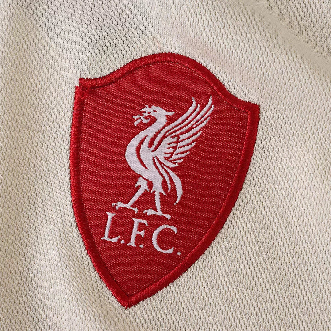 Kit Liverpool Away 25/26 Bambino Bianco | Kit da Calcio