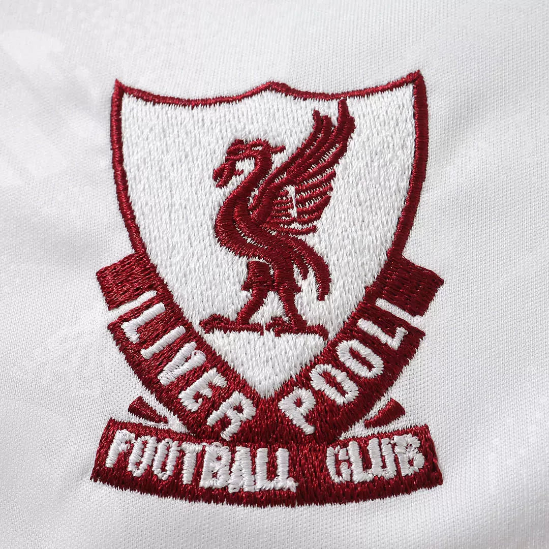 Kit Bambino Liverpool Away 26/27 Bianco | Kit da Calcio - CalcioVivo