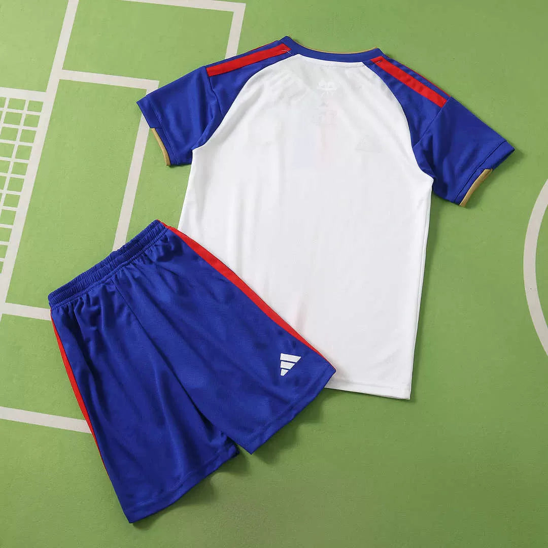 Kit Bambino Lyon Home 26/27 Bianco e Blu | Kit da Calcio - CalcioVivo