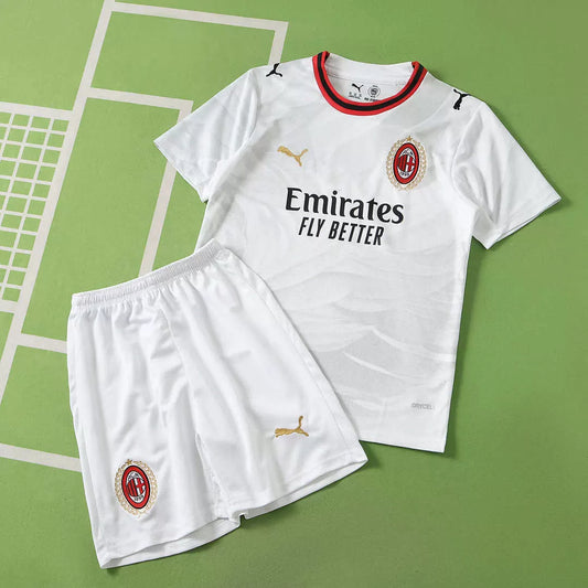 Kit Bambino Milan Away 26/27 Bianco | Kit da Calcio - CalcioVivo