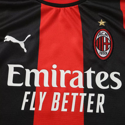 Kit Bambino Milan Home 26/27 Rosso e Nero | Kit da Calcio - CalcioVivo