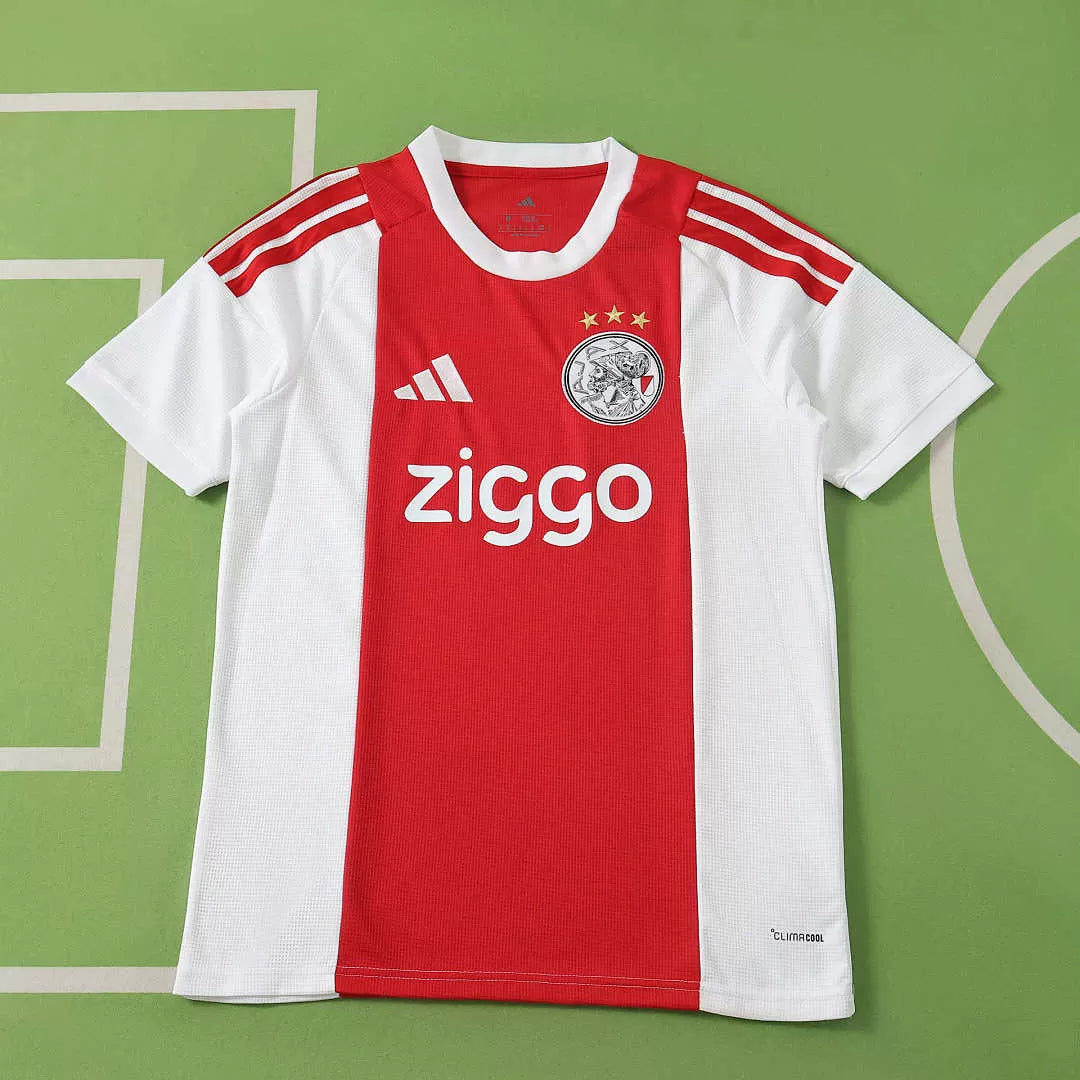 Maglia Ajax Home 26/27 Uomo Rosso e Bianco | Maglia da Calcio - CalcioVivo