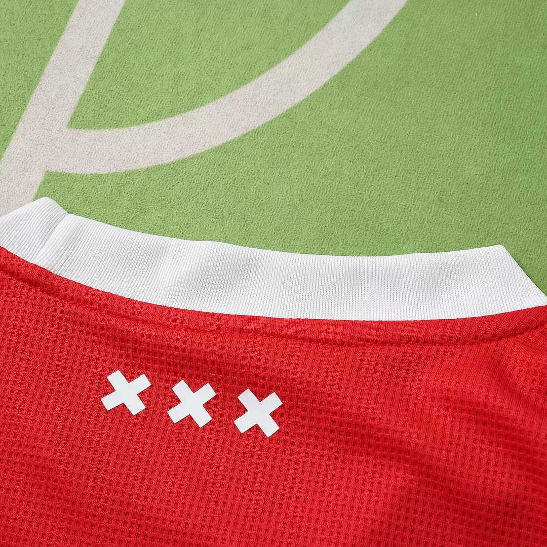 Maglia Ajax Home 26/27 Uomo Rosso e Bianco | Maglia da Calcio - CalcioVivo