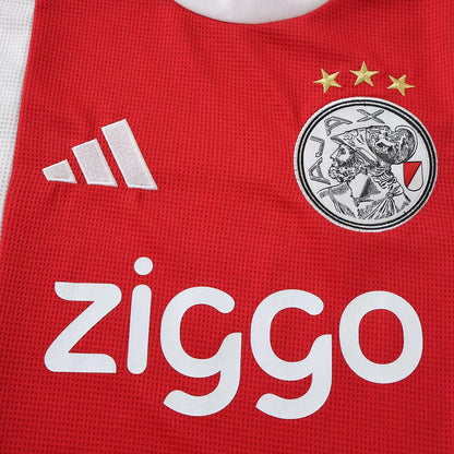 Maglia Ajax Home 26/27 Uomo Rosso e Bianco | Maglia da Calcio - CalcioVivo