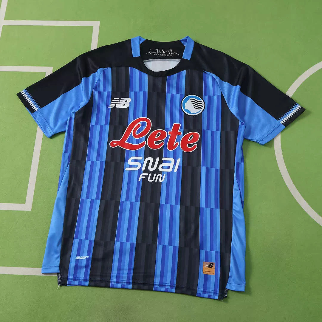 Maglia Atalanta Home 26/27 Uomo Nero e Azzurro | Maglia da Calcio - CalcioVivo