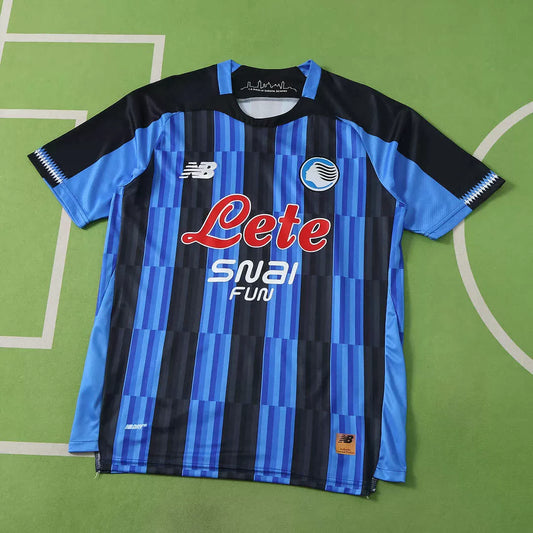 Maglia Atalanta Home 26/27 Uomo Nero e Azzurro | Maglia da Calcio - CalcioVivo