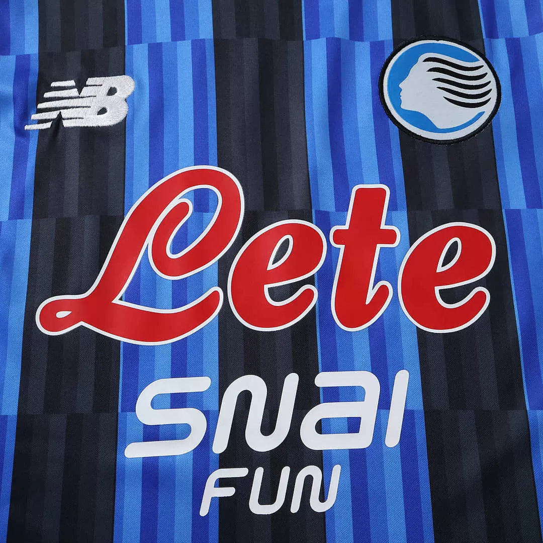Maglia Atalanta Home 26/27 Uomo Nero e Azzurro | Maglia da Calcio - CalcioVivo