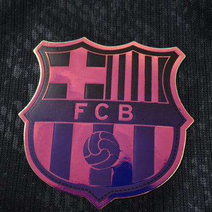 Maglia Barcelona Away 26/27 Manica Lunga Uomo Nero e Viola | Maglia da Calcio - CalcioVivo
