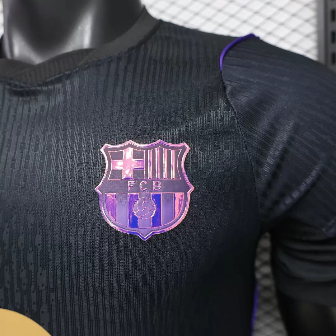 Maglia Barcelona Away 26/27 Player Uomo Nero/Viola | Maglia da Calcio