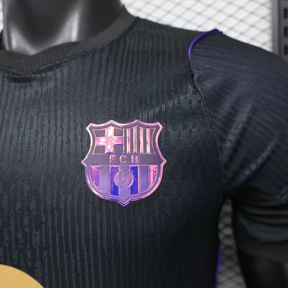 Maglia Barcelona Away 26/27 Player Uomo Nero/Viola | Maglia da Calcio