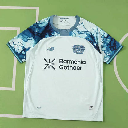 Maglia Bayer Leverkusen Away 26/27 Uomo Bianco e Blu | Maglia da Calcio - CalcioVivo