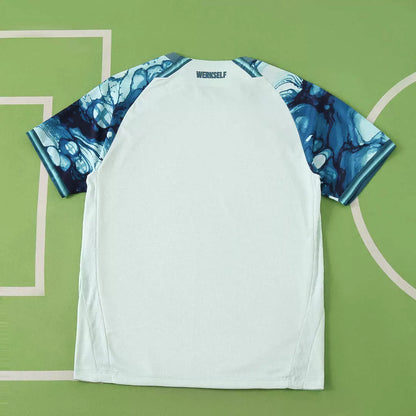 Maglia Bayer Leverkusen Away 26/27 Uomo Bianco e Blu | Maglia da Calcio - CalcioVivo